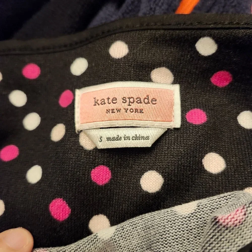 Kate Spade 2-piece flannel long sleeve top & shorts pajamas Sz‎ Sm